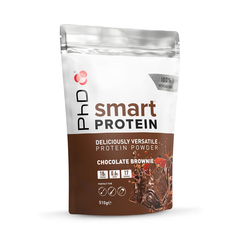 PhD Nutrition Smart Protein Chocolate Brownie 510g, imported from the UK