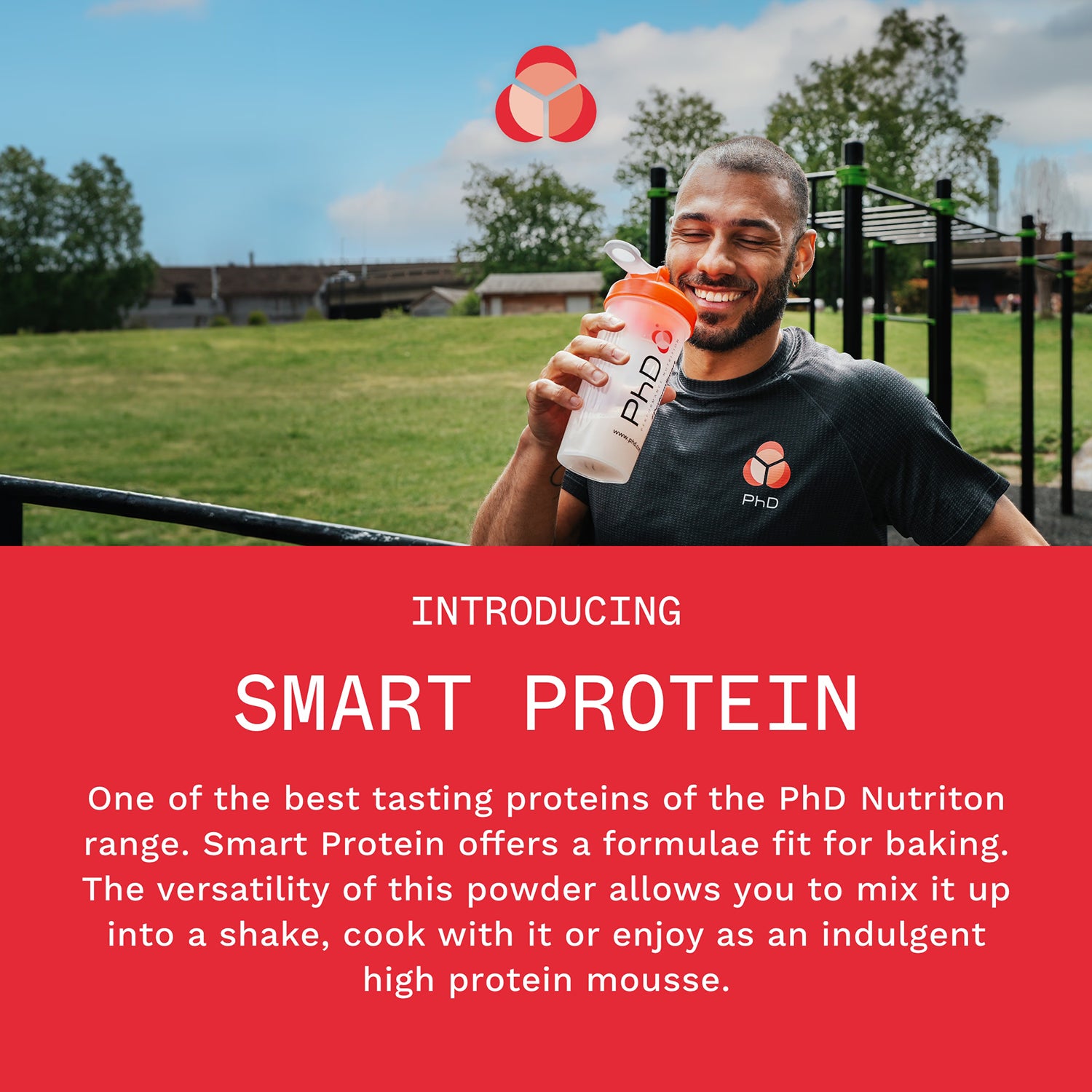 PhD Nutrition Smart Protein Chocolate Brownie 510g, imported from the UK