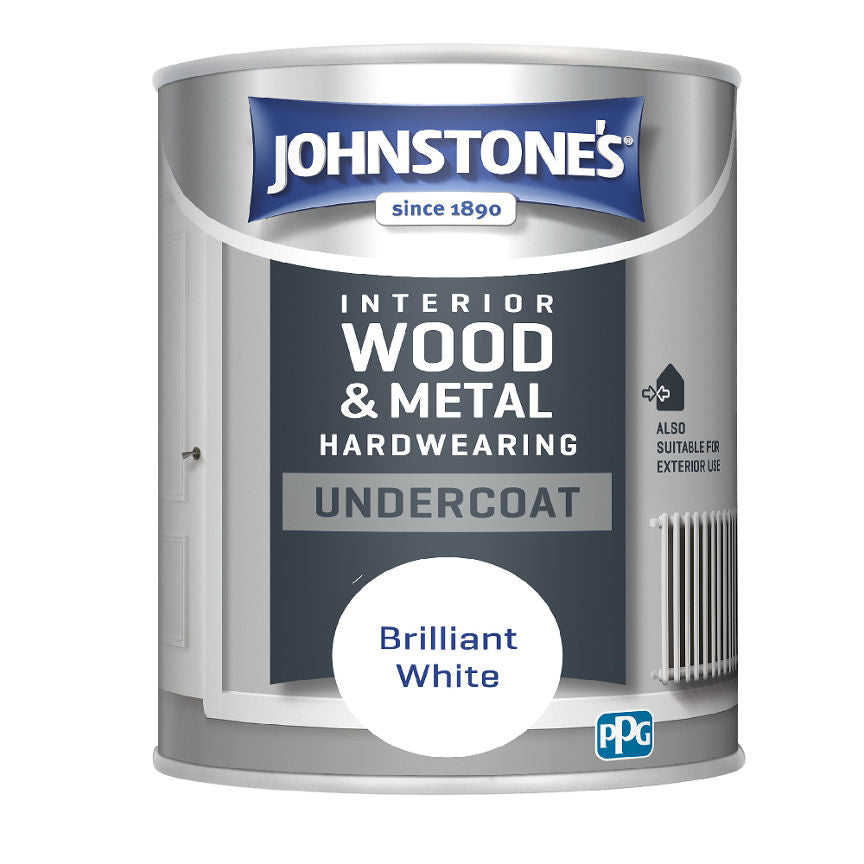 Johnstone's Undercoat, Brilliant White DIY ASDA   