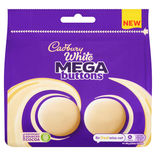 Cadbury White Mega Buttons 192g GOODS Sainsburys   
