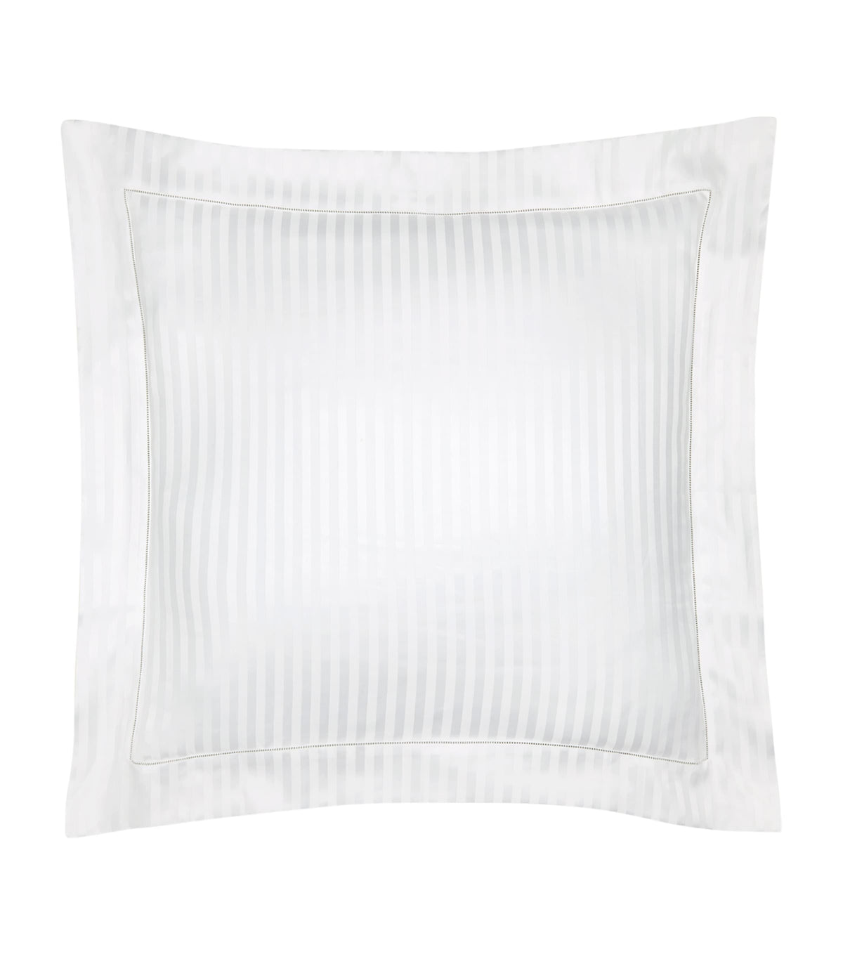 Pratesi square Oxford striped pillowcase 65cm x 65cm, imported from the UK