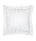 Pratesi square Oxford striped pillowcase 65cm x 65cm, imported from the UK