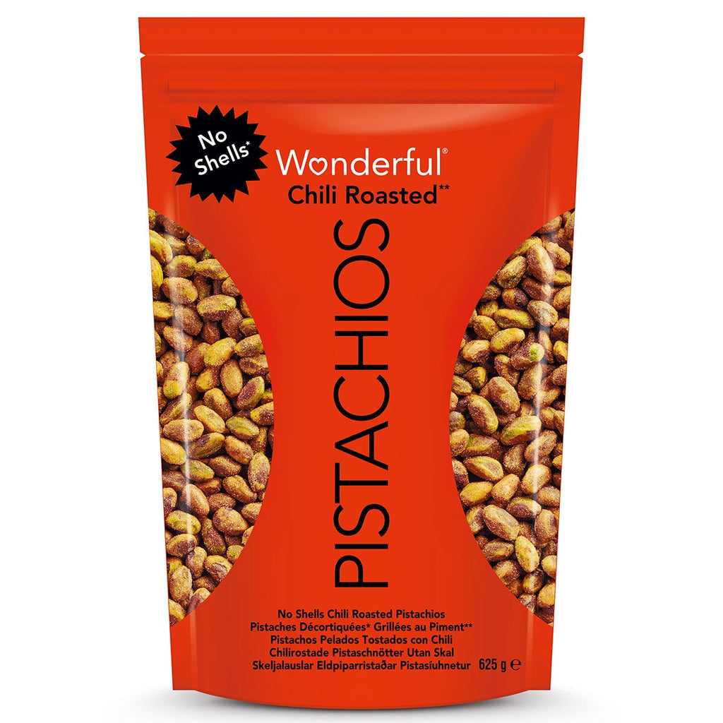 Wonderful Chili Roasted Pistachios, 625g