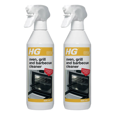 Entfettendes Reinigungs- und Entfettungsmittel für Backöfen, Grills und Barbecues, 2 x 500 ml