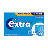 Extra Peppermint Sugarfree Chewing Gum Pieces Multipack 5x10 GOODS Sainsburys   