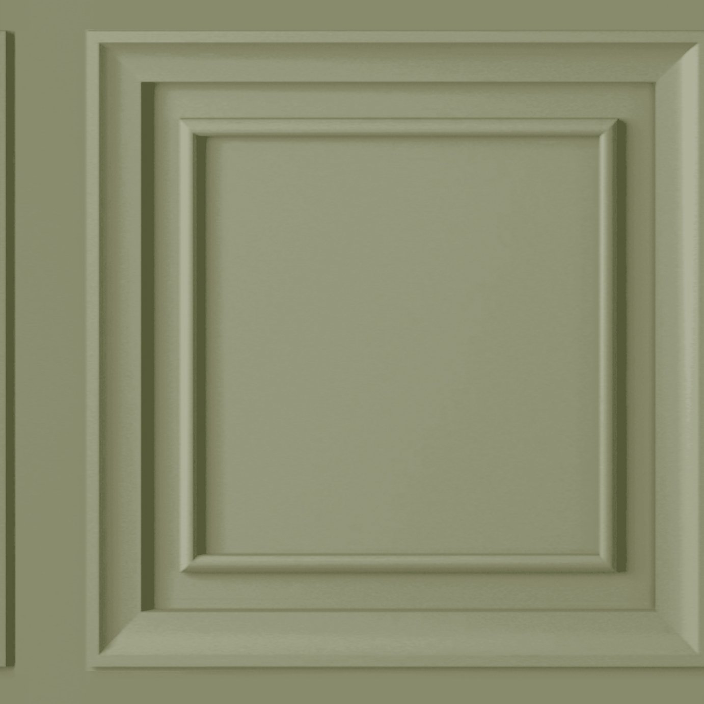 Sage Green Wood Panel Wallpaper 52cm x 10m Roll - British product
