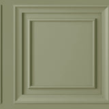 Sage Green Wood Panel Wallpaper 52cm x 10m Roll - British product