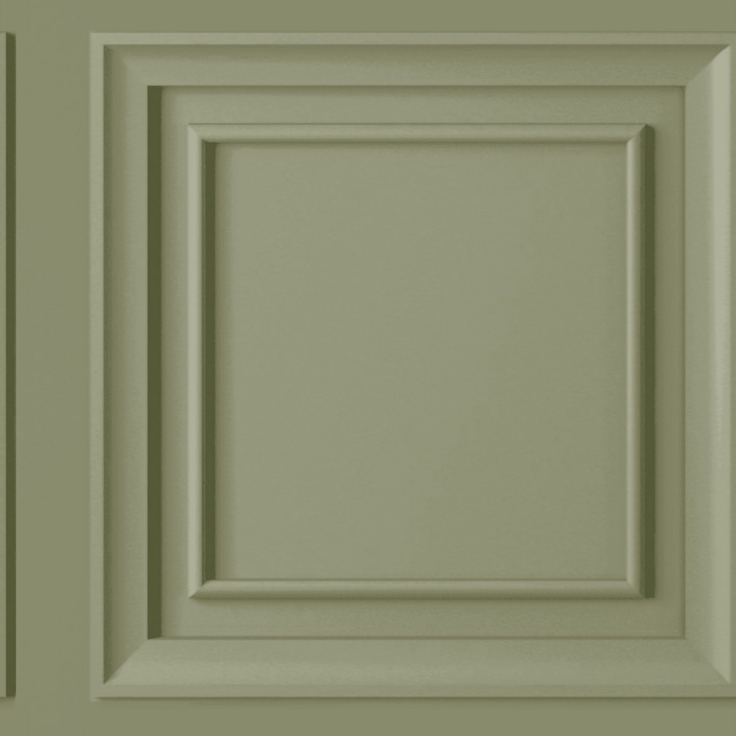 Sage Green Wood Panel Wallpaper 52cm x 10m Roll - British product