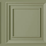 Sage Green Wood Panel Wallpaper 52cm x 10m Roll - British product