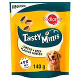 Pedigree Tasty Minis Cheese & Beef Nibbles Dog Treats   140g GOODS M&S   