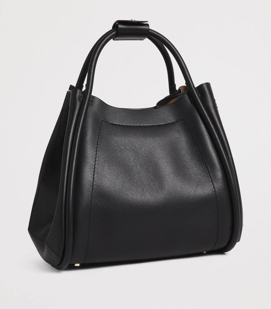 Max Mara Marine top-handle bag in calf leather - British product