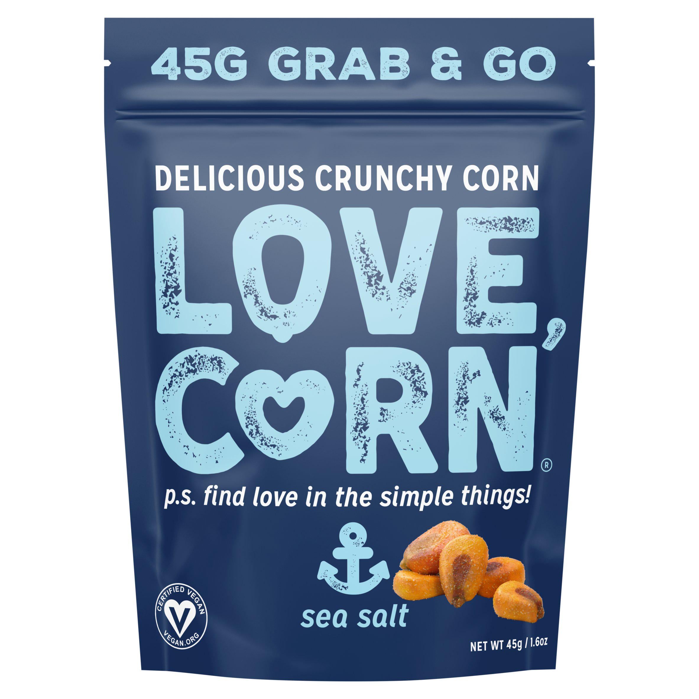 Love Corn Sea Salt Crunchy Corn 45g GOODS Sainsburys   