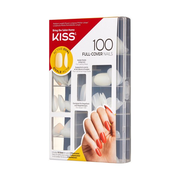 DNR Kiss Oval Nail Cover Kit 100pcs - British product