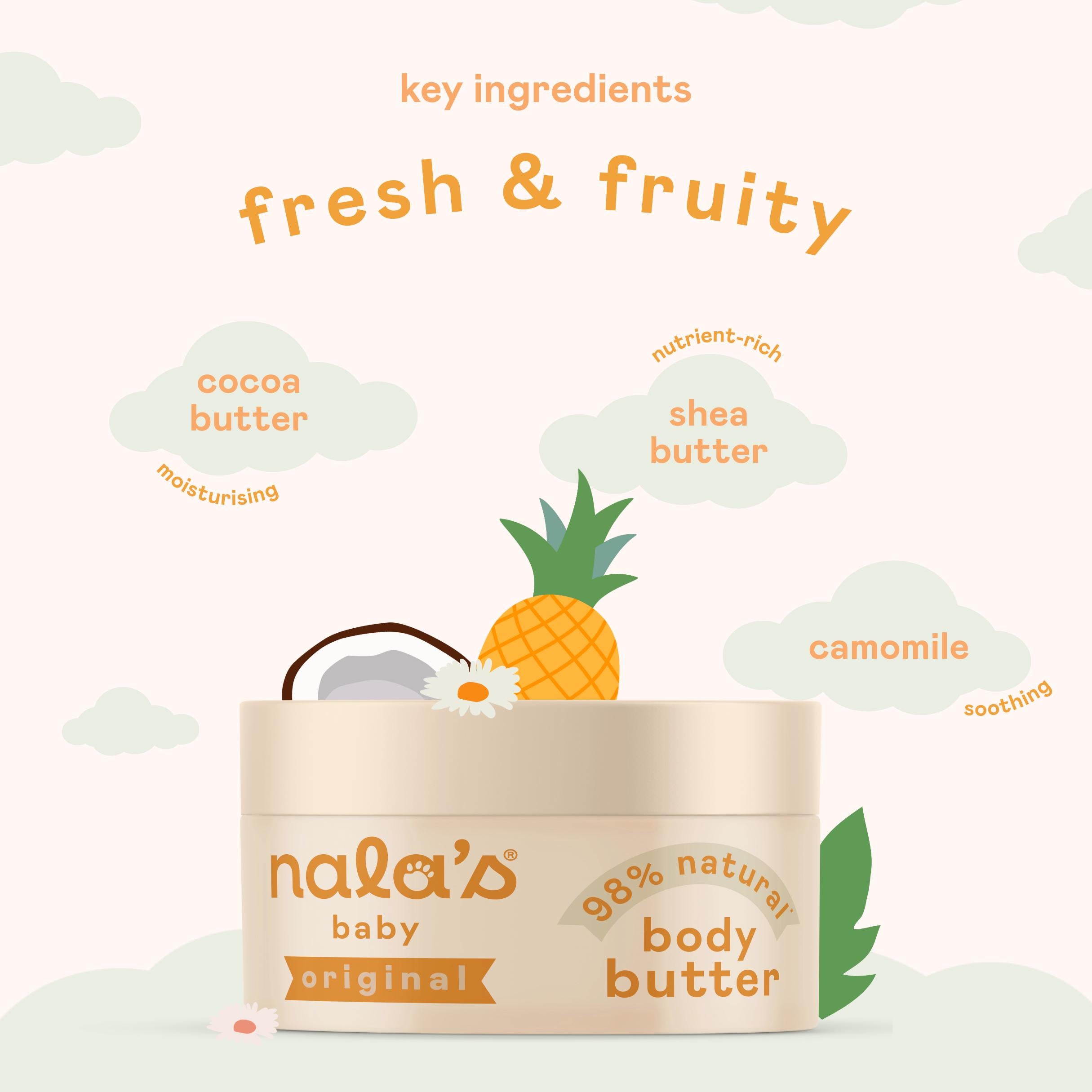 Nala's Baby Body Butter natural baby skincare (British brand)