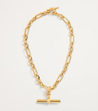 Tilly Sveaas T-bar watch chain necklace, imported from the UK