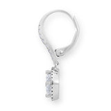 Costco diamond halo earrings princess cut 1.38ctw, UK version