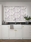 Next Isla Floral made to measure roller blind in purple - British product