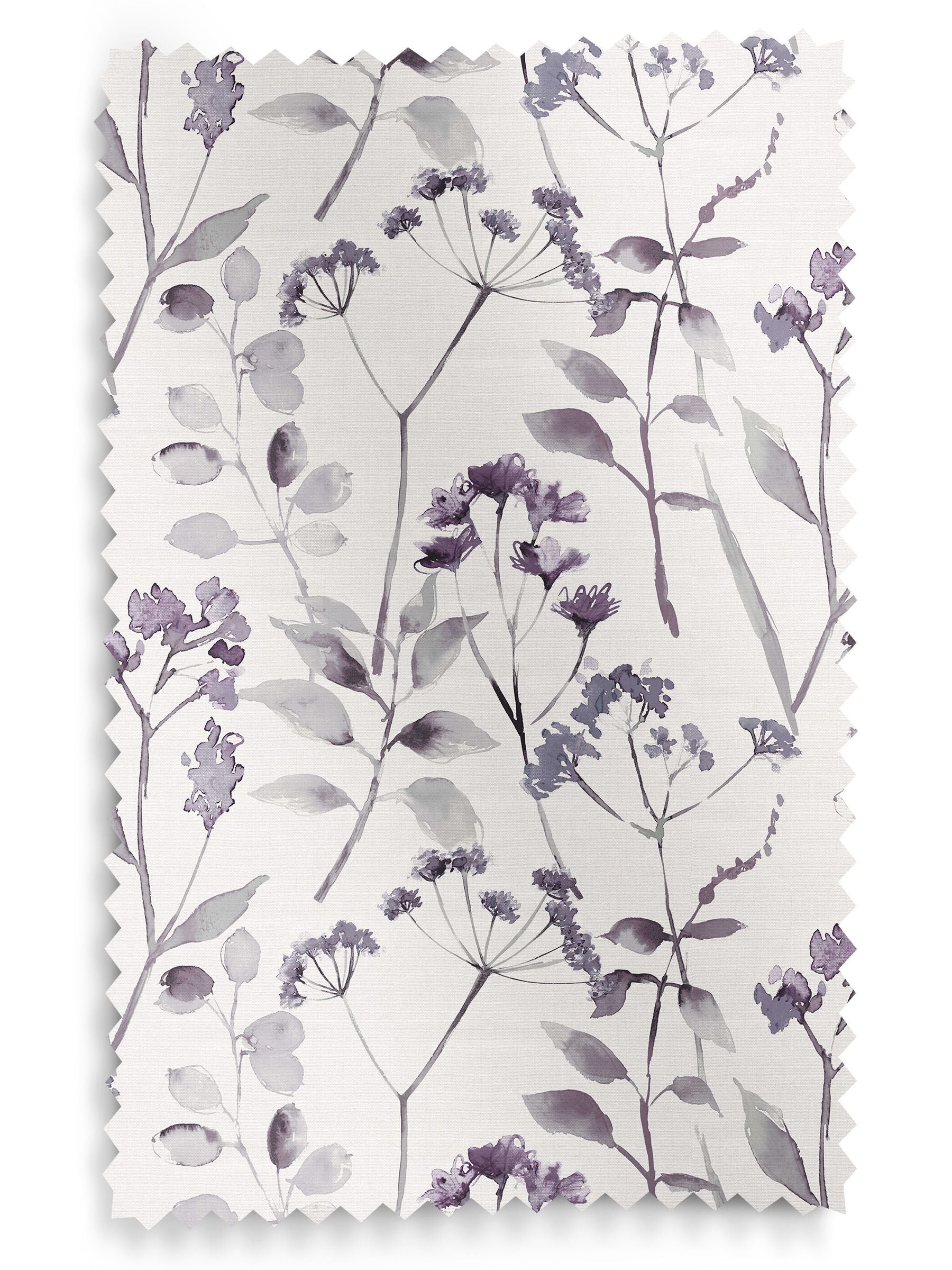 Next Isla Floral made to measure roller blind in purple - British product