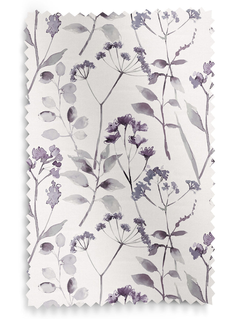 Next Isla Floral made to measure roller blind in purple - British product