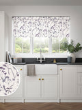 Next Isla Floral made to measure roller blind in purple - British product