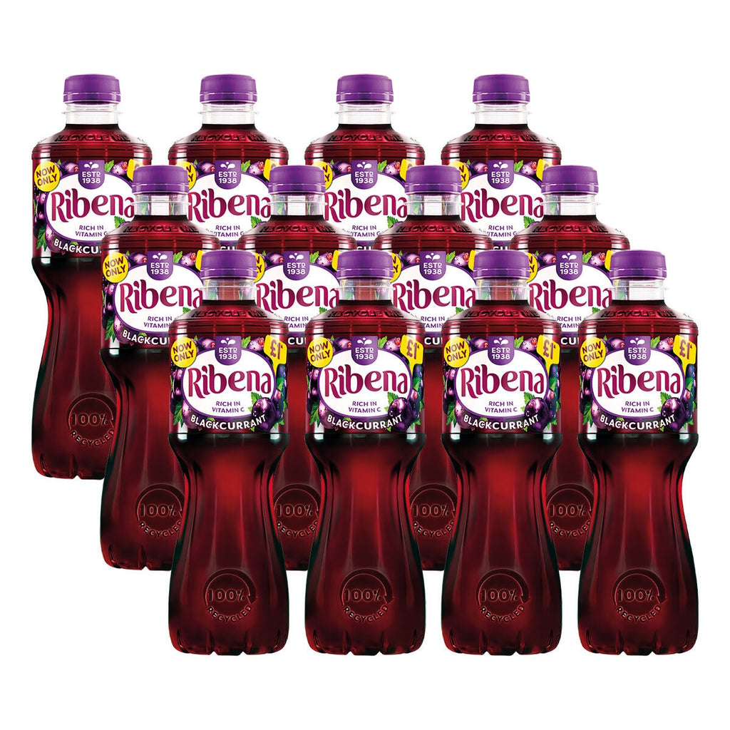 Ribena Blackcurrant PMP £1.00, 12 x 500ml