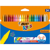 BIC Kids Plastidecor Crayons Wallet of 24   24 per pack GOODS M&S   