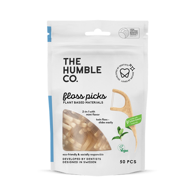 Humble Plant Based Floss Picks Mint 50 Stück