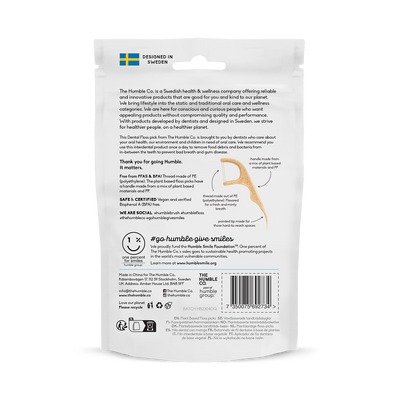 Humble Plant Based Floss Picks Mint 50 Stück