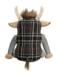 Riva Home Brown Highland Cow doorstop, imported from the UK