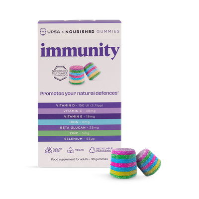 Holland & Barrett UPSA x Nourished 7 in 1 Immunity Multivitamin Gummies 30 Gummies- Buy online at McGrocer