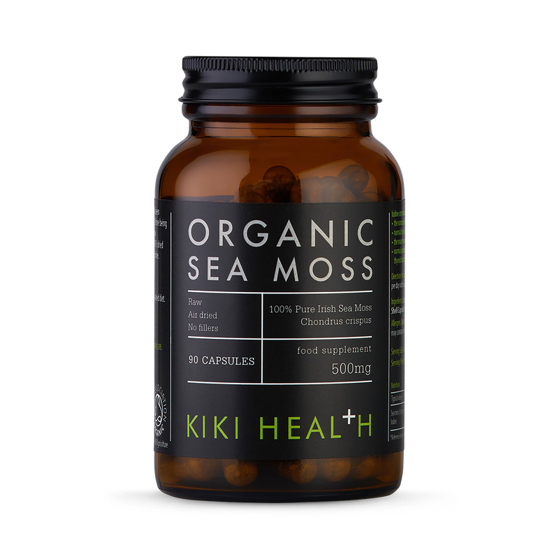KIKI Health organic sea moss supplement 90 vegicaps, UK version