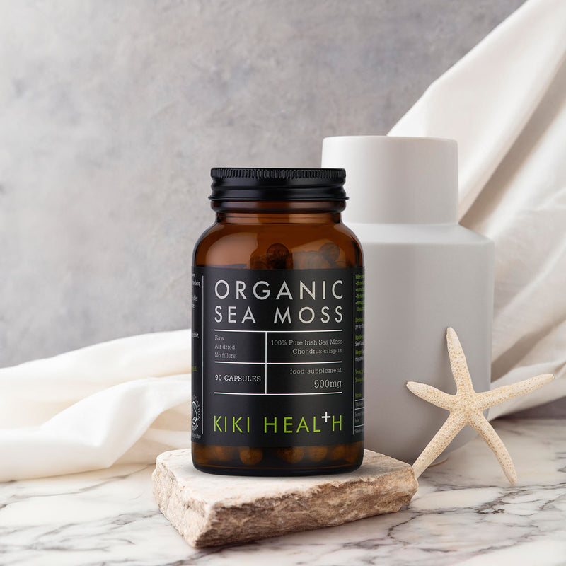 KIKI Health organic sea moss supplement 90 vegicaps, UK version