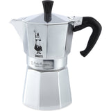 Bialetti aluminium four-cup espresso maker, UK version