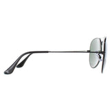 Ray-Ban Aviator 3025 black green sunglasses, imported from the UK