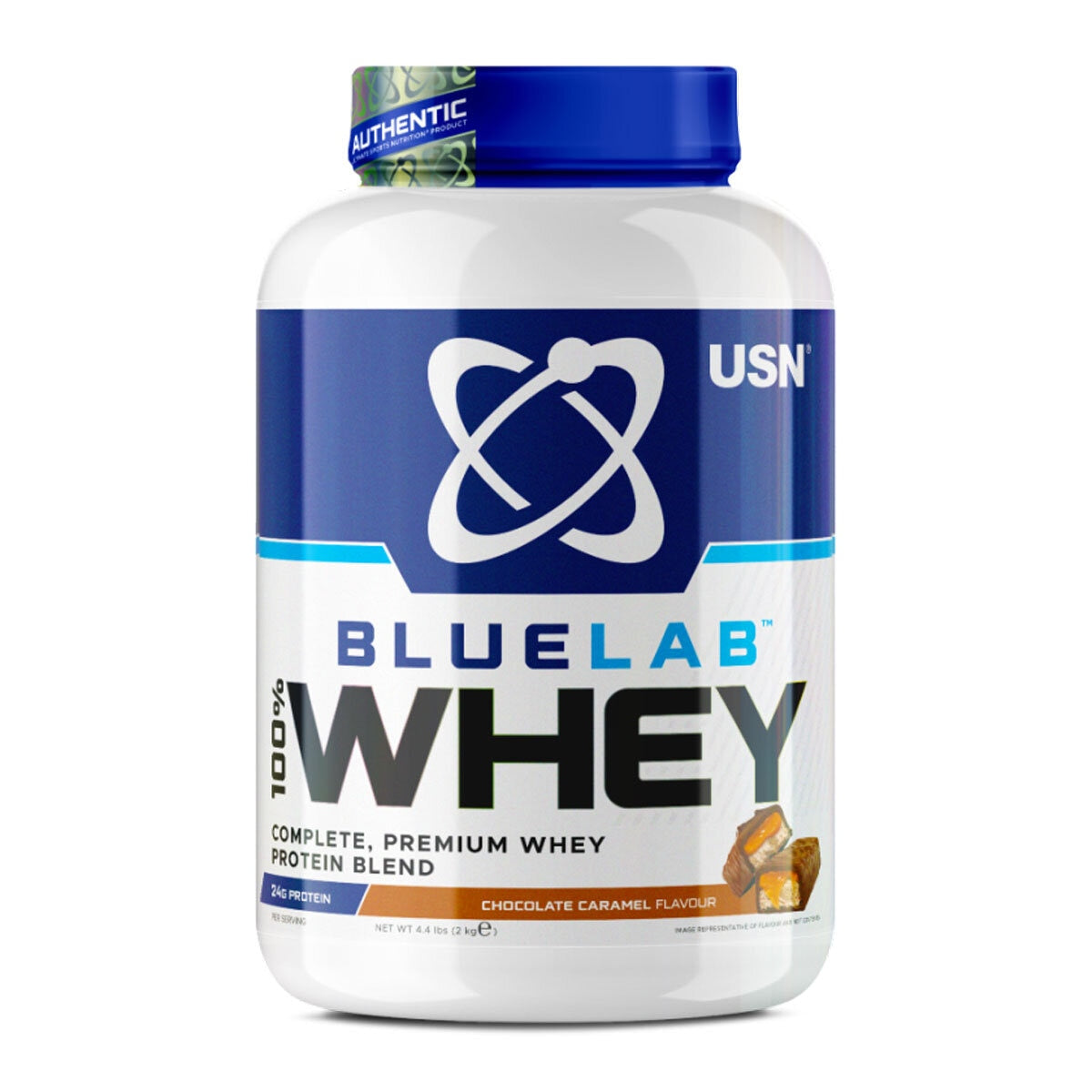 USN Blue Lab Whey Powder Caramel Chocolate Flavour, 2kg GOODS Costco UK