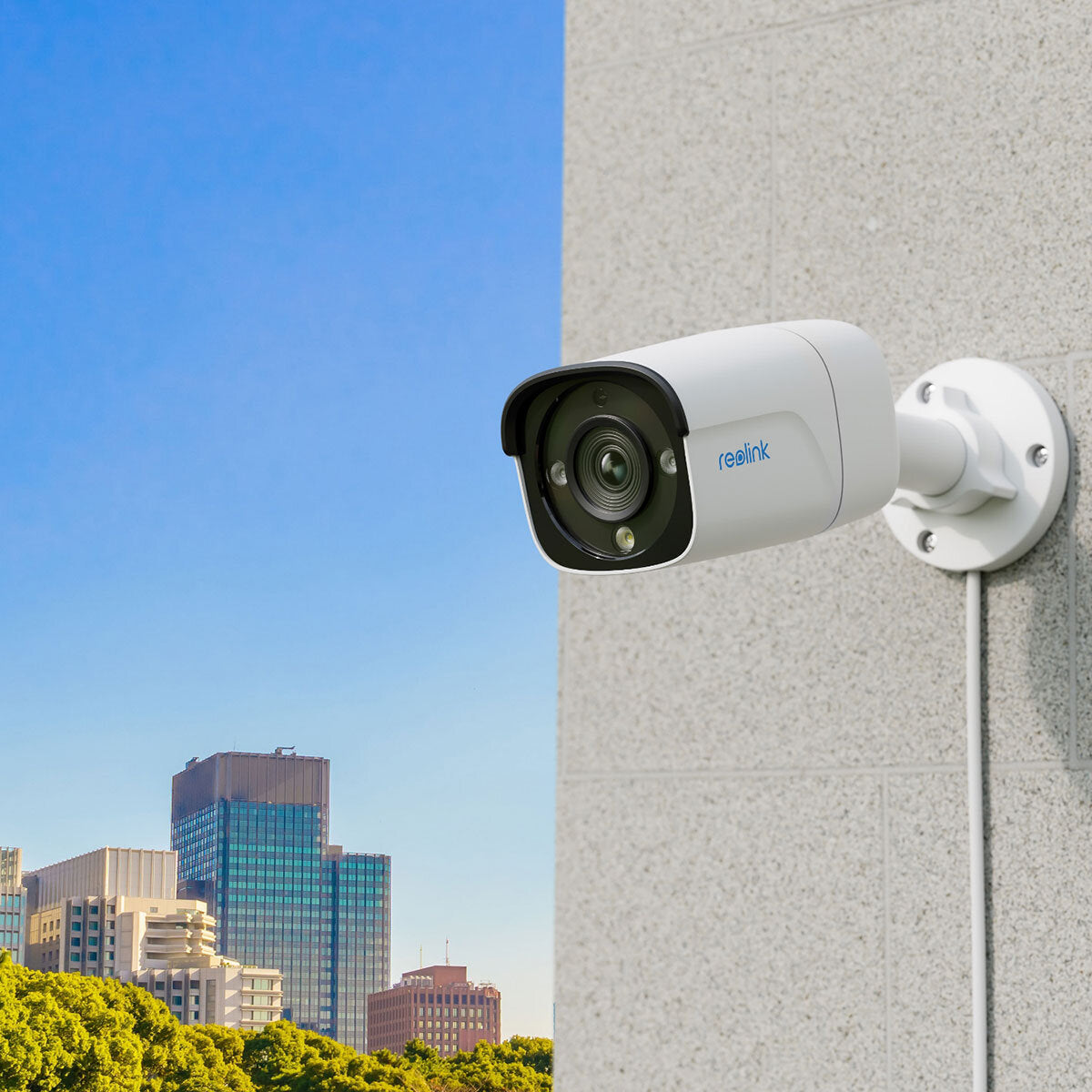 Reolink 12MP PoE NVR kit with 4 bullet cameras and 2TB HDD, imported from the UK