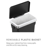Simplehuman in-cabinet bin 10 litre black (British brand)