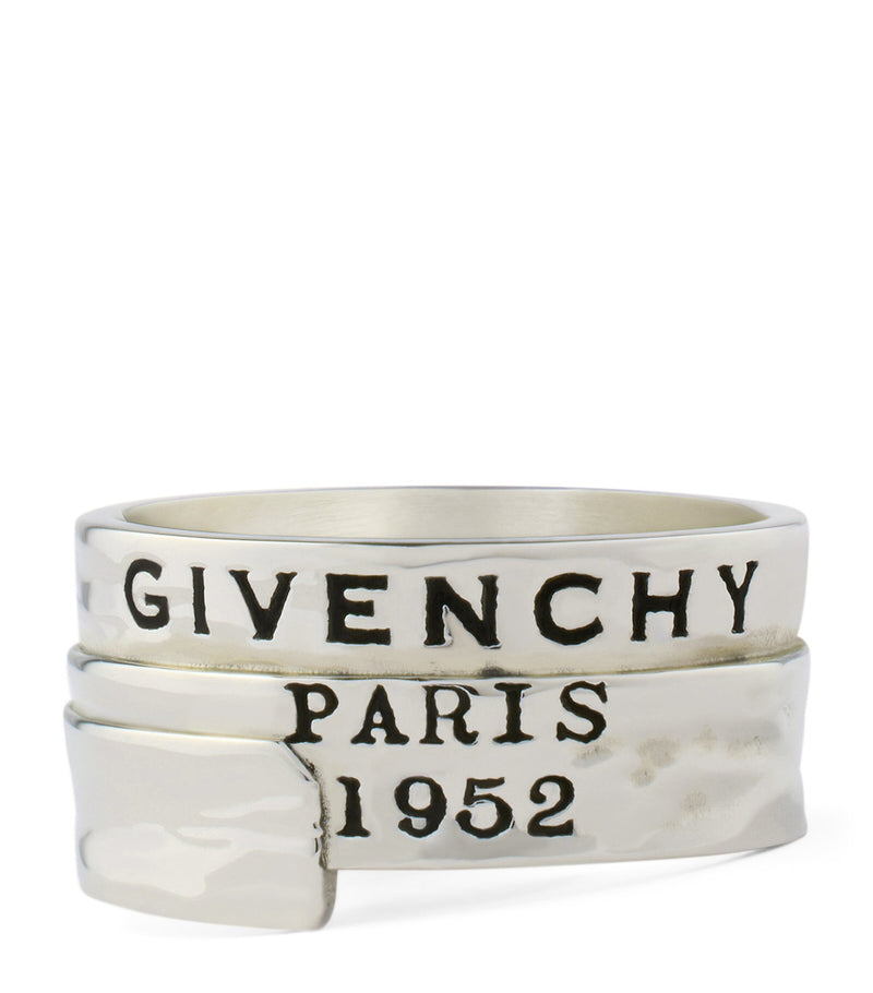 Givenchy Tape Ring with Paris 1952 inscription (British brand)