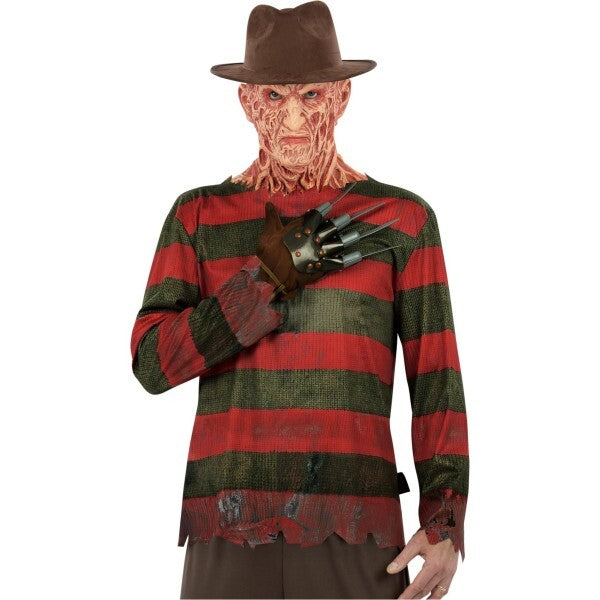 Smiffys Freddy Krueger costume kit with top, glove and hat, UK version