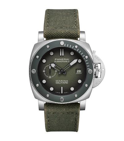 Harrods Panerai Submersible Marina Militare Stainless Steel Watch 44mm- Buy online at McGrocer