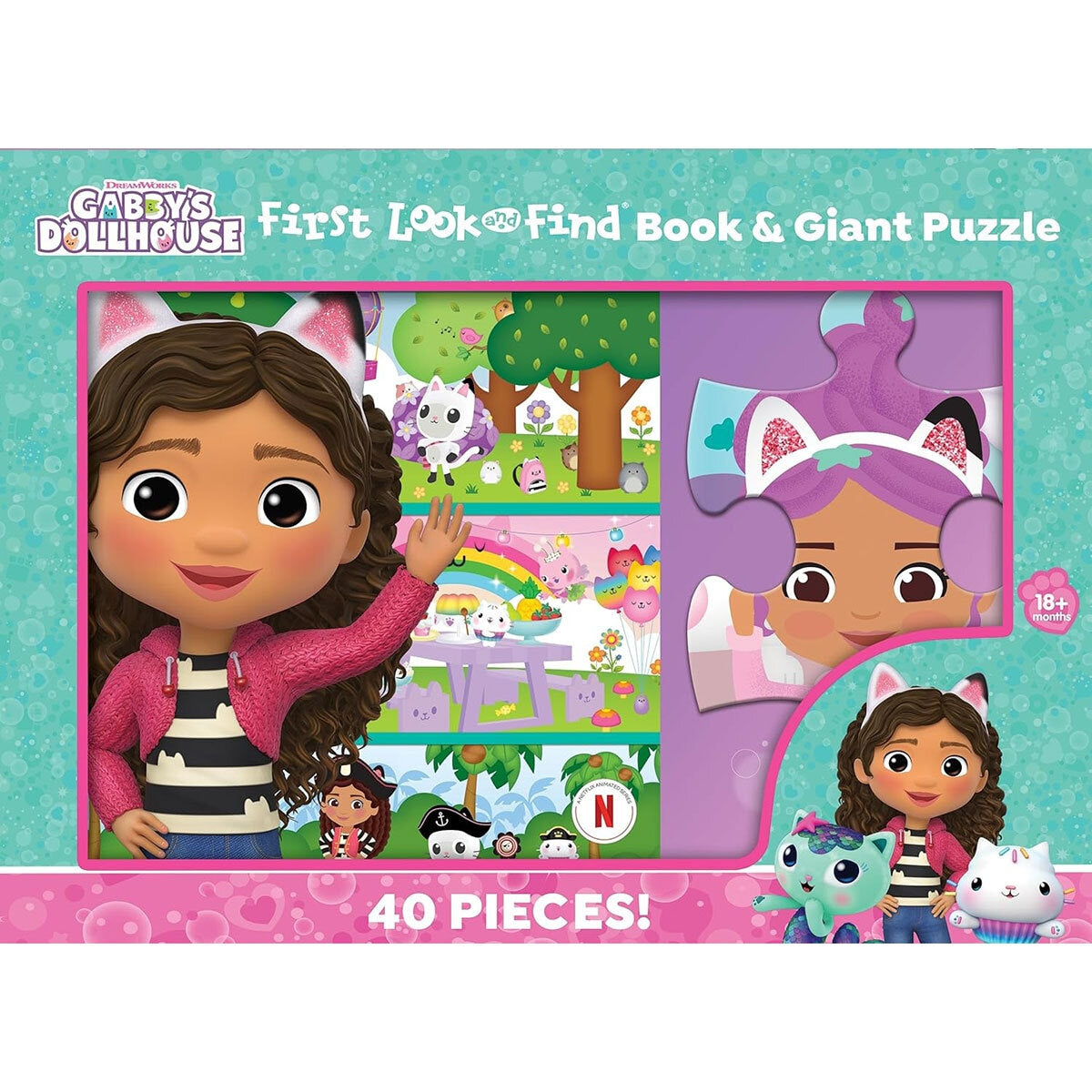 Gabby's Dollhouse or Paw Patrol puzzle, imported from the UK