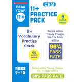 Scholastic 11+ book pack 6 books 60 flashcards, imported from the UK