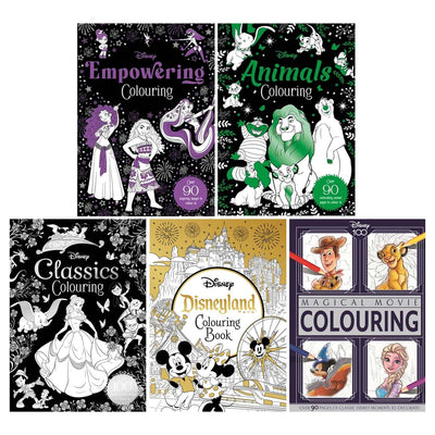 Costco UK Disney Colouring Book - 5 Options: Classics, 100, Disneyland Parks, Animals or Empowering- Buy online at McGrocer