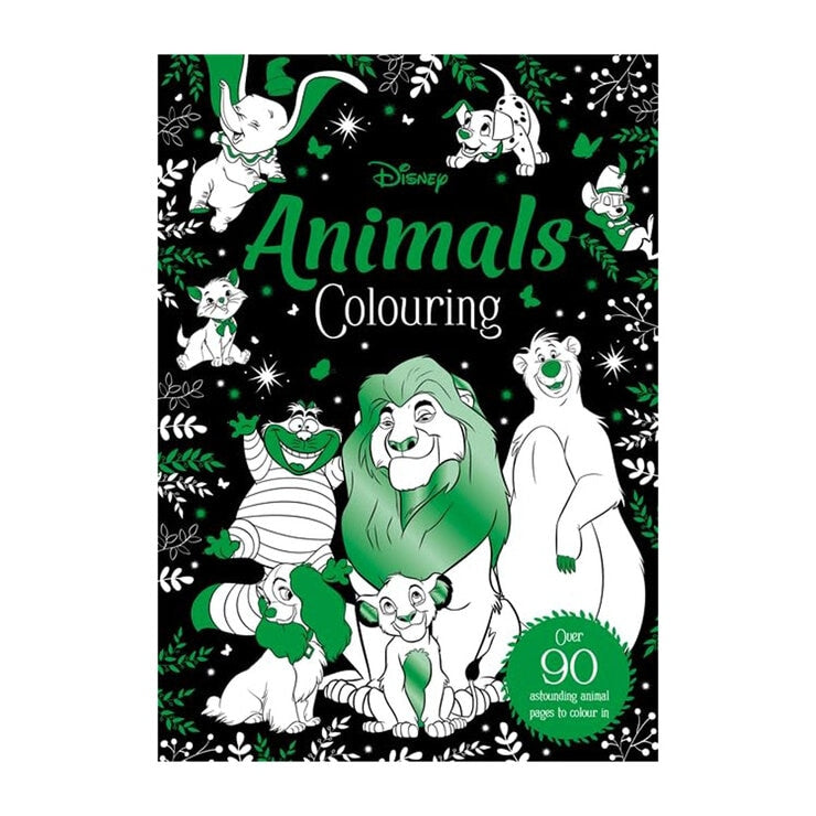 Disney colouring book with assorted themes, paperback - British product
