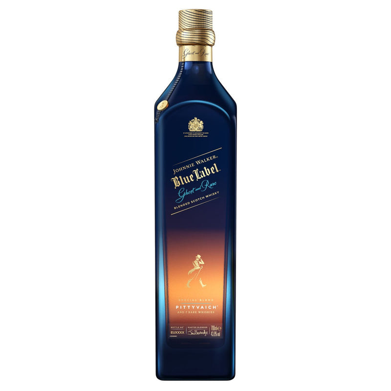 Johnnie Walker Blue Label Ghost and Rare Pittyvaich whisky 70cl, UK version