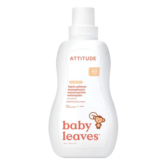 Attitude Baby Leaves Fabric Softener - 40 Loads - Pear Nectar   1L GOODS M&S   