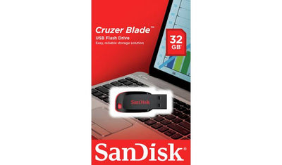 Argos SanDisk Cruzer Blade USB 2.0 Flash Drive - 32GB- Buy online at McGrocer