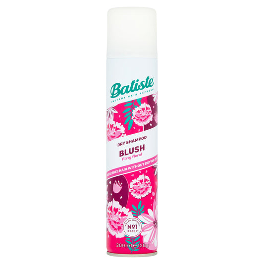 Batiste Blush Floral & Flirty Dry Shampoo 200ml shampoo & conditioners Sainsburys   