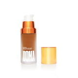 UOMA Beauty Say What?! Weightless Soft Matte Hydrating Foundation 30ml GOODS Boots Brown Sugar T1C  