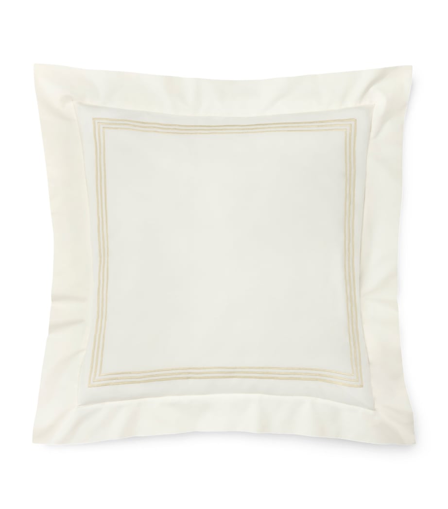 Pratesi Tre Righe square pillowcase 65cm (British brand)